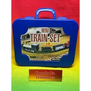Mini Train & Track Set with Carrying Case
